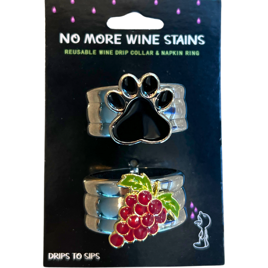 Animal & Wine Lover Wine Drip Collars
