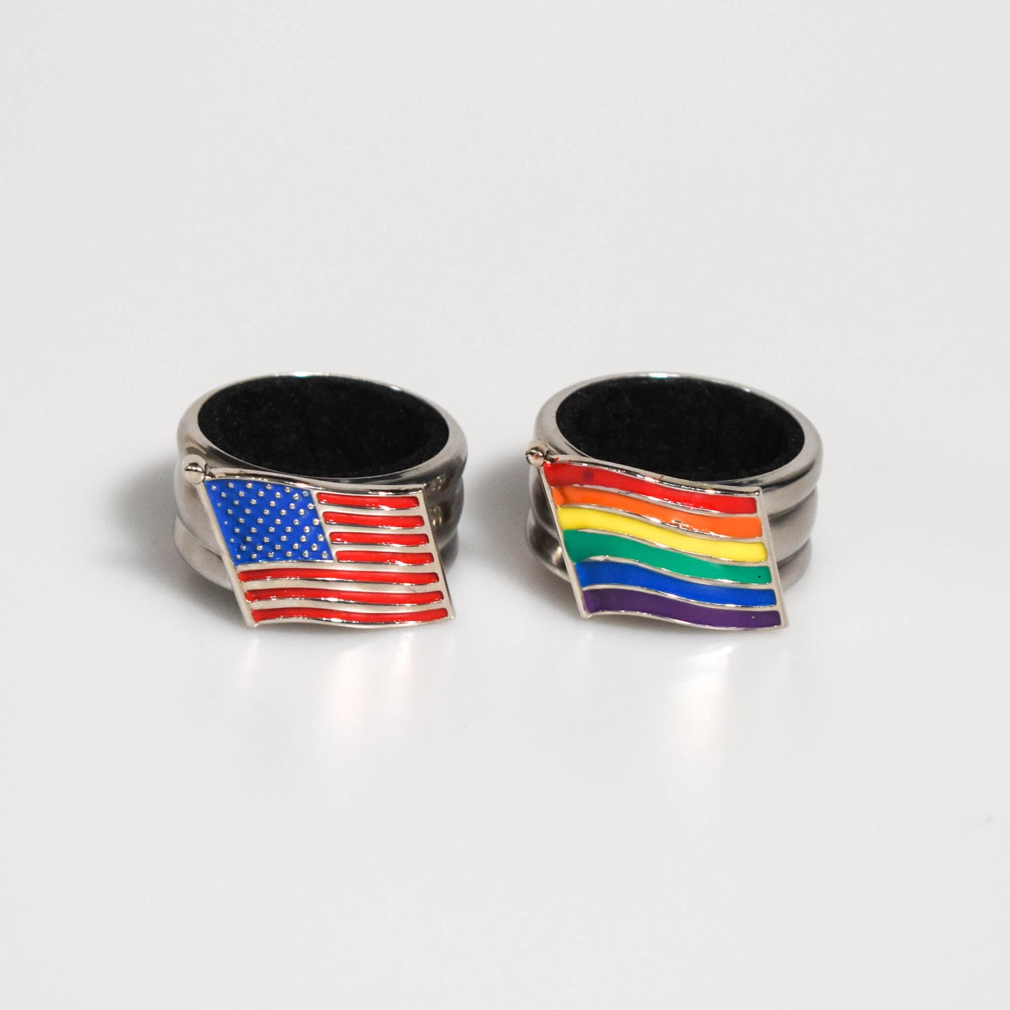 Rainbow Flag Wine Drip Collars | Wine Drip Collars | Drips to Sips