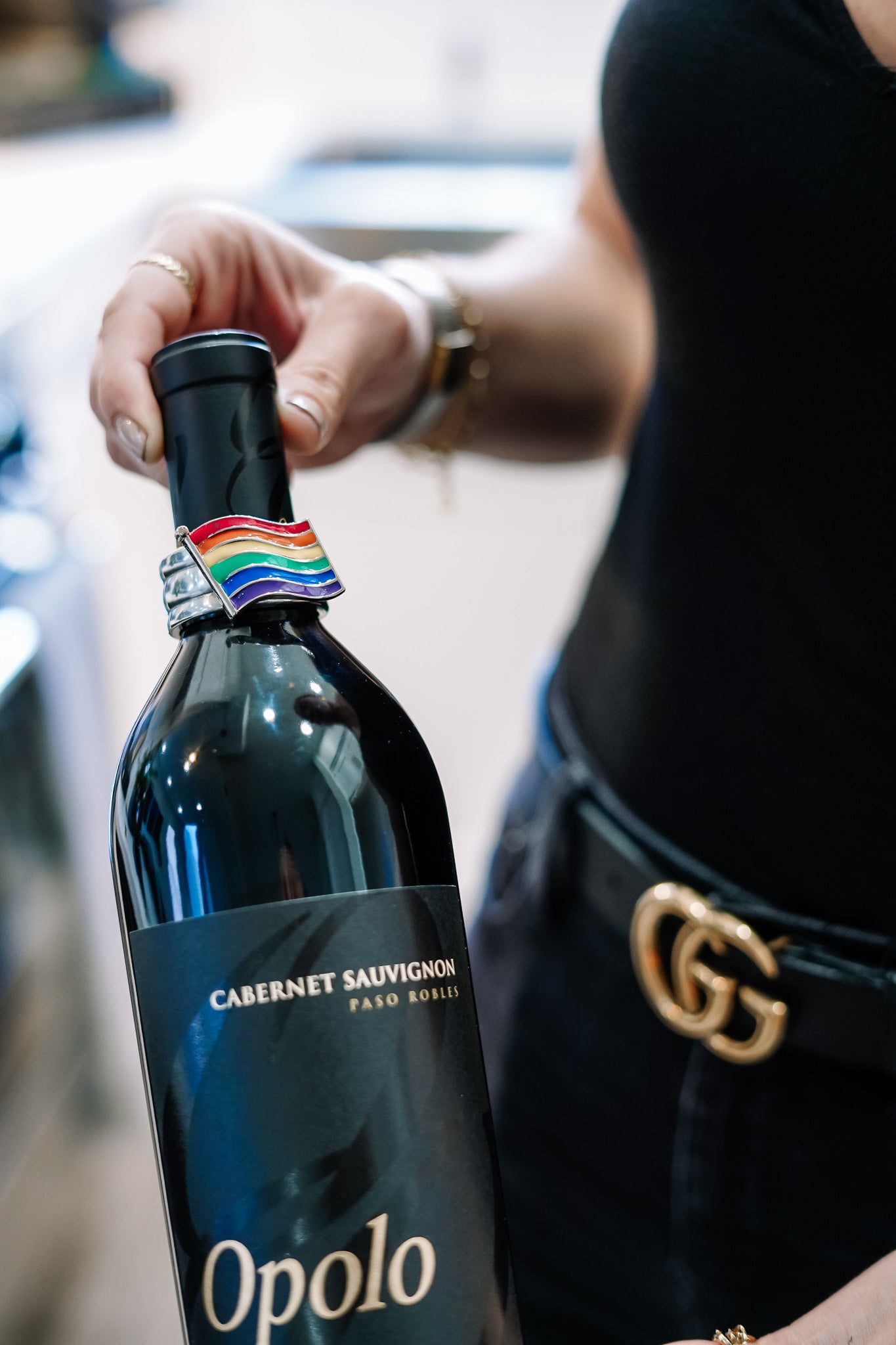 Pride Wedding Wine Drip Collars | Drips to Sips