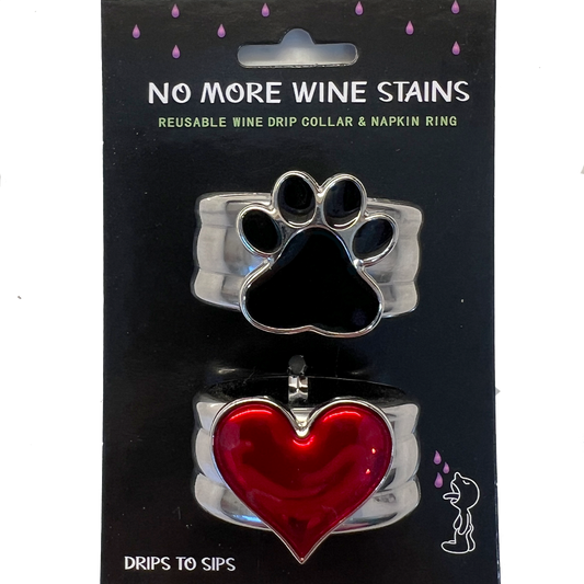 Animal Lovers Wine Drip Collar Set