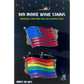 Rainbow Flag Wine Drip Collars | Wine Drip Collars | Drips to Sips